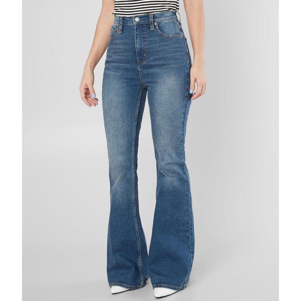 Free People Crvy Robin Flare Stretch Jeans Size 25
